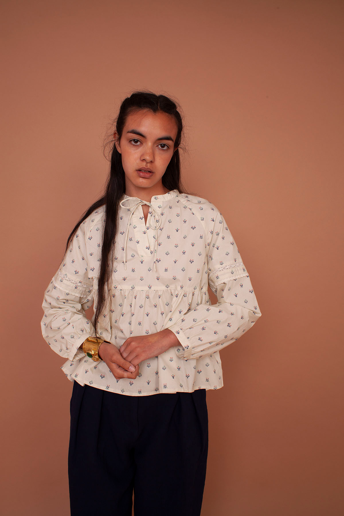Meadows Abelia Shirt in Winter Ditsy