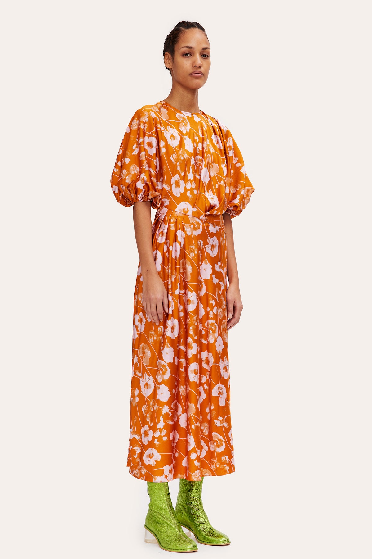 Stine Goya Aubrie Dress in Euphoria Orange