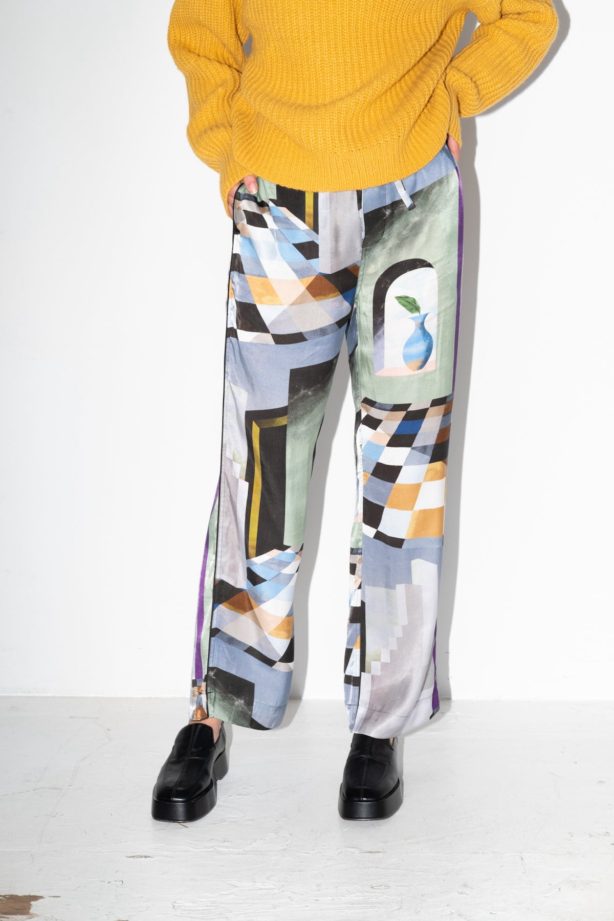 Intuition Pant in Piazza by Untitled in Motion