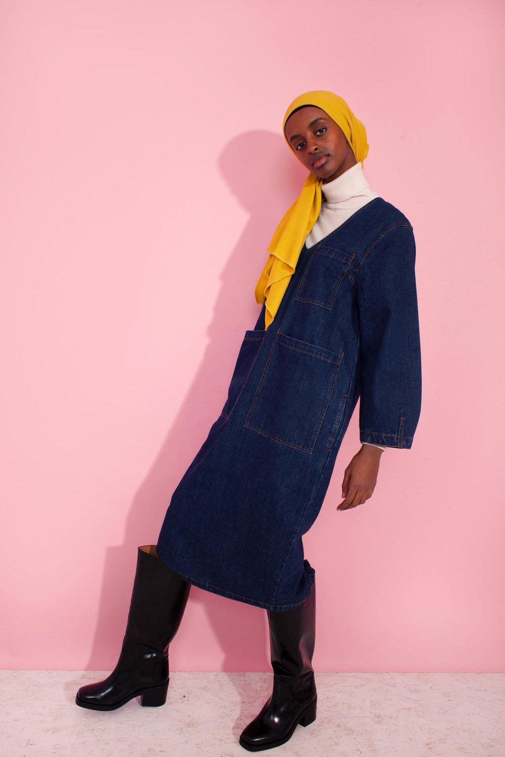 LF Markey Merlon Dress in Indigo