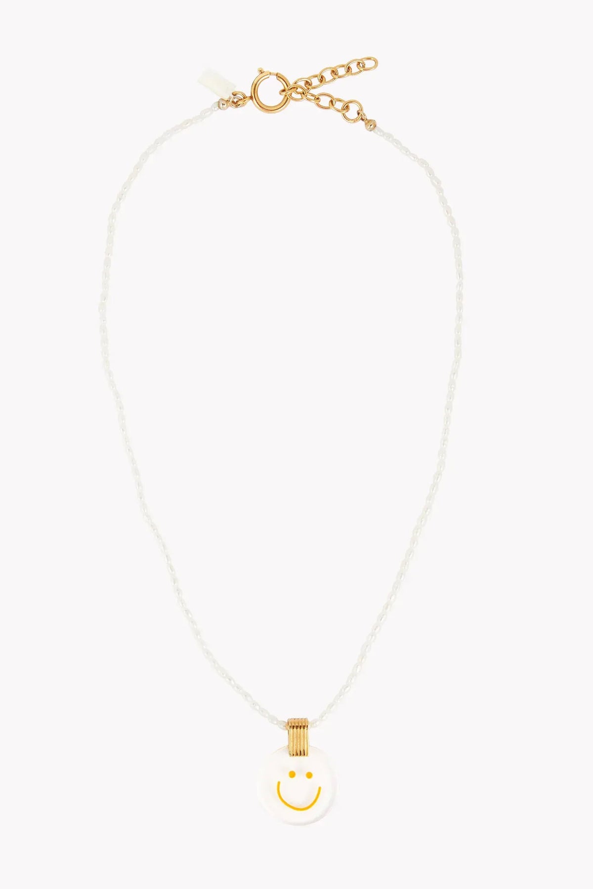 WALD Smilie Pearl Medallion Necklace