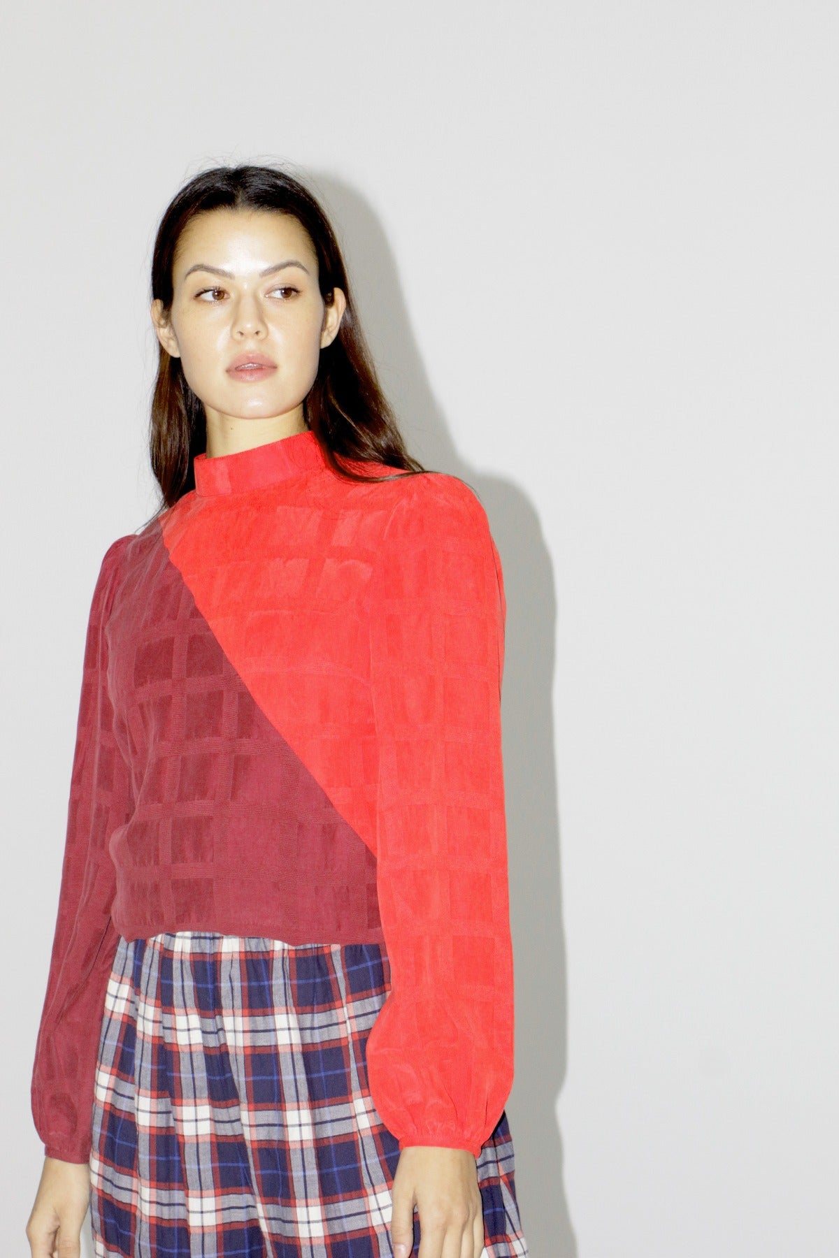 Alea Top in Red/Plum by Kurt Lyle