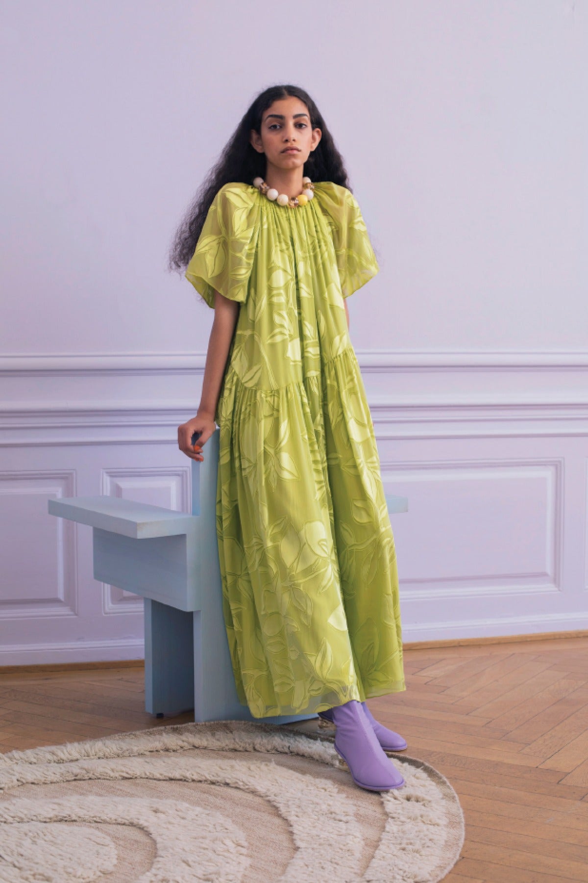 Stine Goya Addyson Dress in Lemon