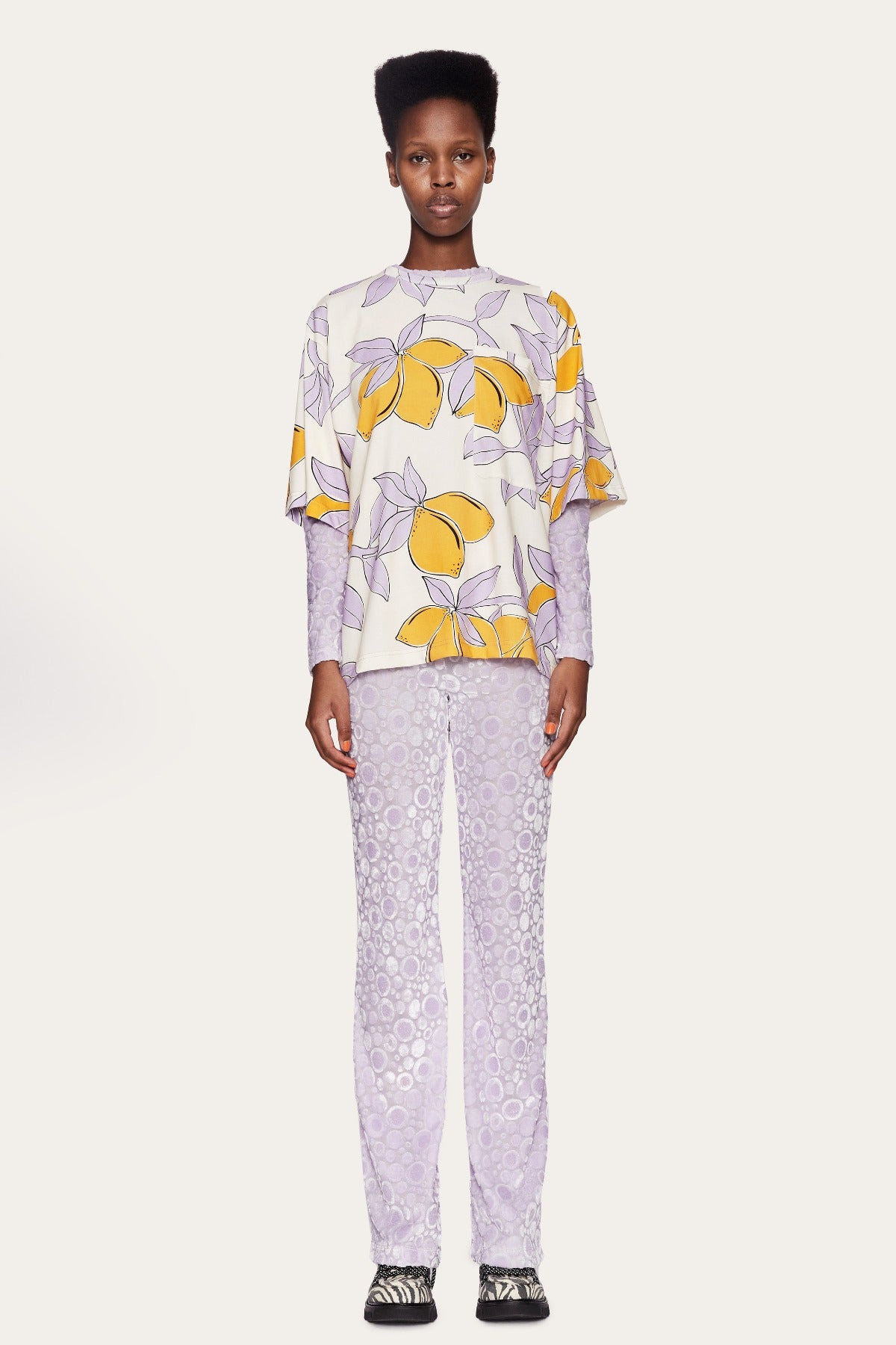 Stine Goya Katalina Tee in Lemons